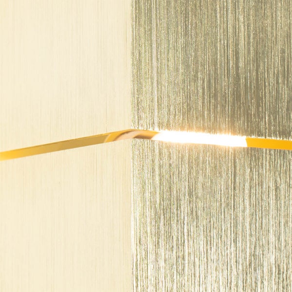 Nahaufnahme einer goldenen Bordüre