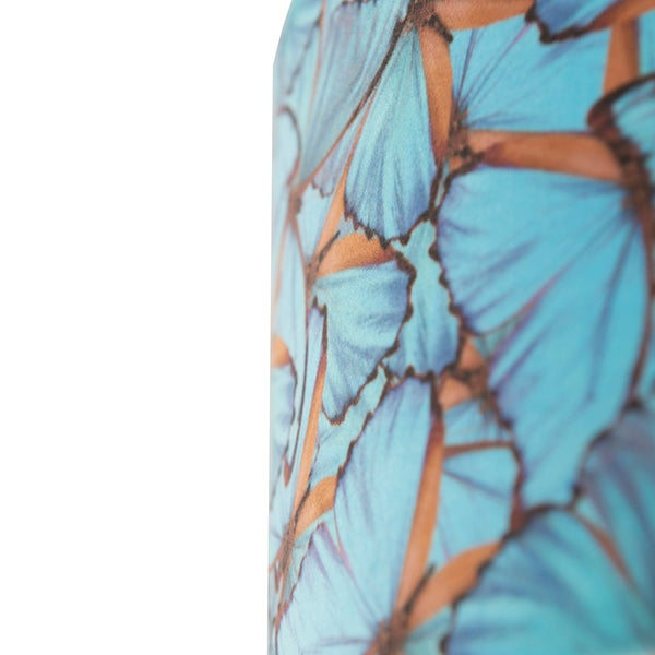 Velour Lampenschirm Schmetterling Design 35/35/20 goldene Innenseite