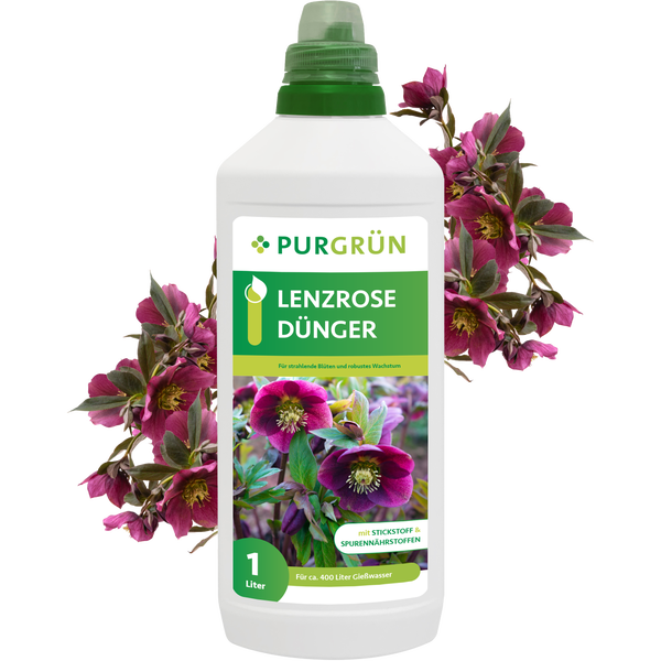 Purgrün Bio-Lenzrose-Dünger 1 Liter