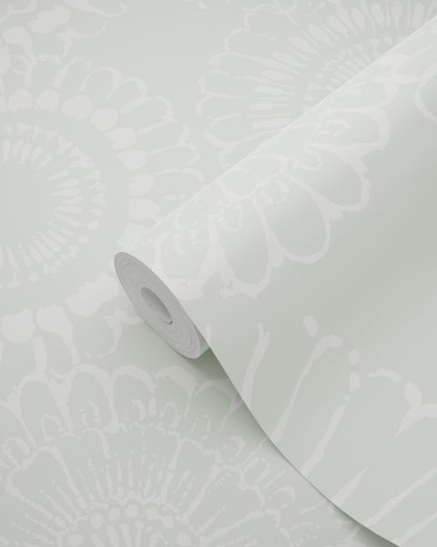 Tapetenrolle mit floralem Muster