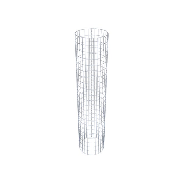 Gabionensäule Durchmesser 47 cm, MW 5 x 10 cm rund - Höhe: 2,20 m