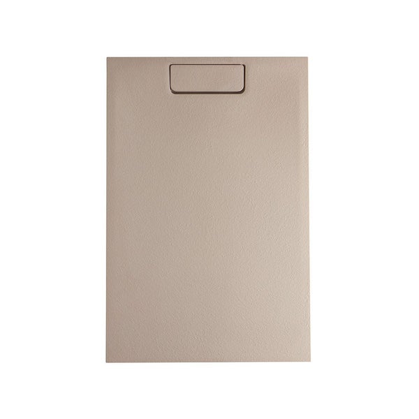 Rechteckige Duschwanne 80X120 Steinoptik beige | Mart