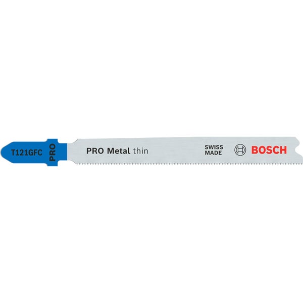 Bosch Stichsägeblatt T121GFC Pro für dünnes Metall