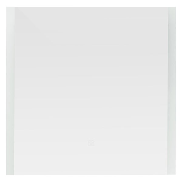 ML-Design Badspiegel, Weiß, Led-Spiegel mit Touchschalter 60 x 60 cm, Glas, Badezimmerspiegel mit Beleuchtung, Wandspiegel, Spiegel mit LED-Licht, Touch-Bedienung, Lichtspiegel, Badezimmer Spiegel