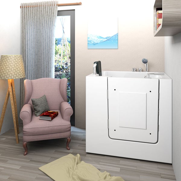 Senioren Sitzwanne Badewanne mit Tür S02-C-L 100x78 cm