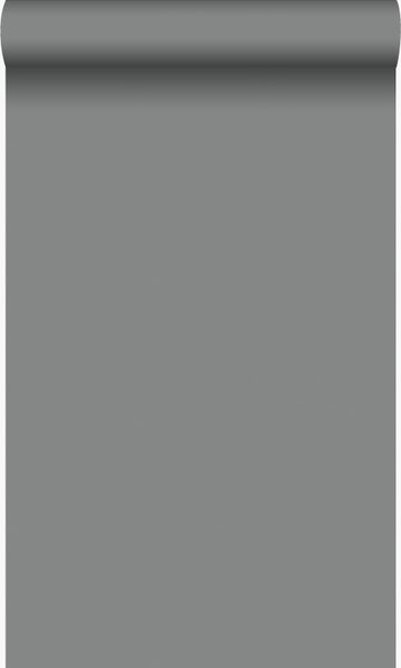 Origin Wallcoverings Tapete Uni Dunkelgrau - 53 cm x 10.05 m - 326307