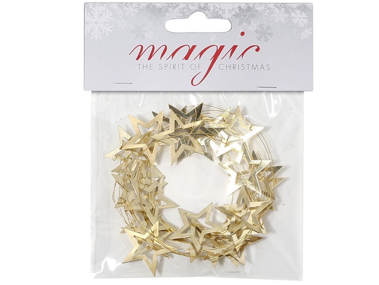 Goldkette mit Sternen 2 m