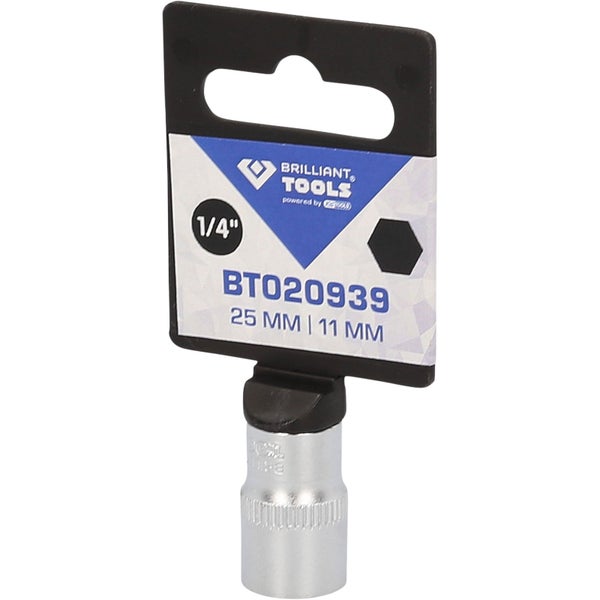 Brilliant Tools Steckschlüssel Einsatz, 1/4 Zoll, 25 Millimeter