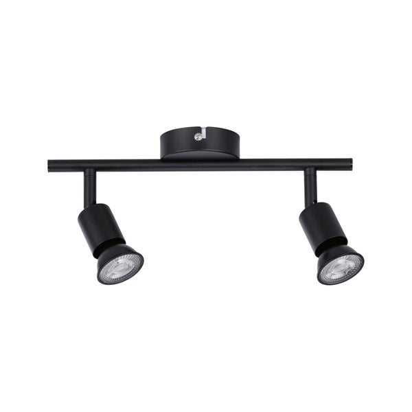 Spotlight Carolina GU10 230V max. 2x10W dimmbar Schwarz matt