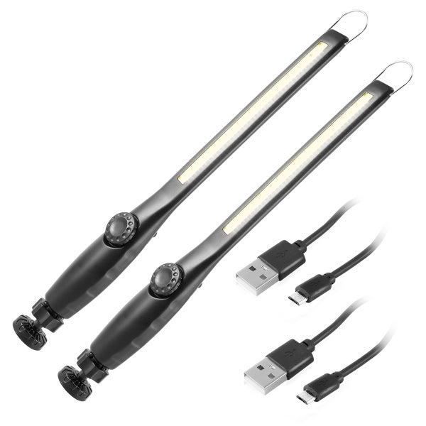 2 x LED Arbeitsleuchte AL-300 ST mit integriertem Akku, USB-Anschluss