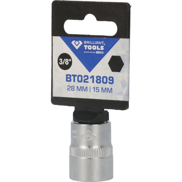 BRILLIANT TOOLS 3/8 Sechskant-Stecknuss 15 mm - BT021809