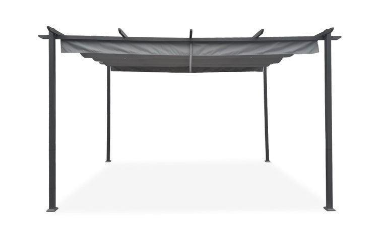Pergola MIRA 400S300 Hellgrau Freistehend