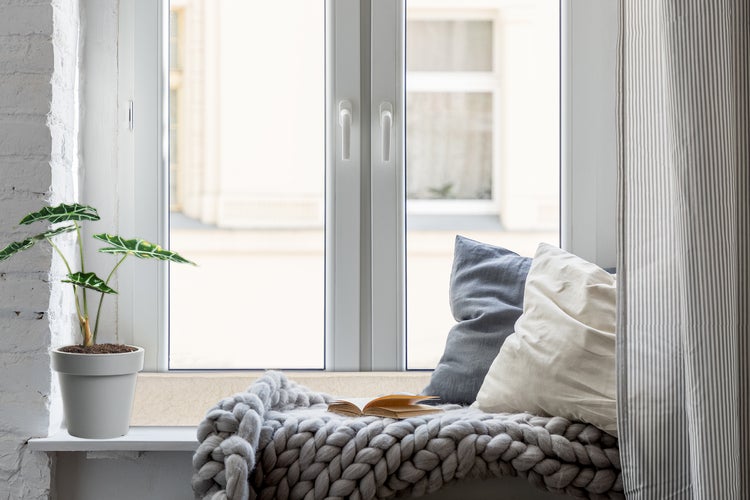 BigDean 3x Zugluftstopper für Fenster 150cm - 100% Schurwolle - Beige - Luftzugstopper Durchzugstopper Windstopper - Made in Germany