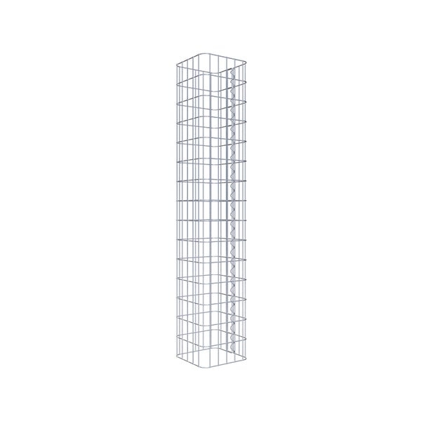 Gabionensäule 27 x 27 cm, MW 5 x 10 cm eckig - Höhe: 1,50 m