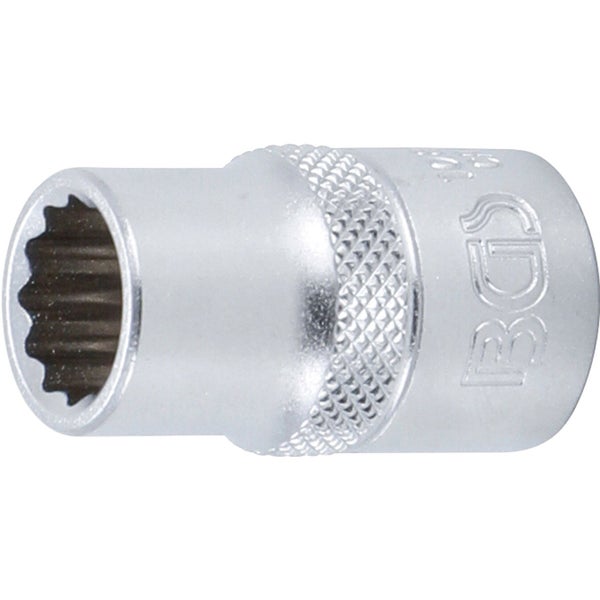 BGS Steckschlüssel-Einsatz-Satz Zwölfkant Antrieb Innenvierkant 12,5 mm (1/2) Zollgrößen 10tlg. - 9114