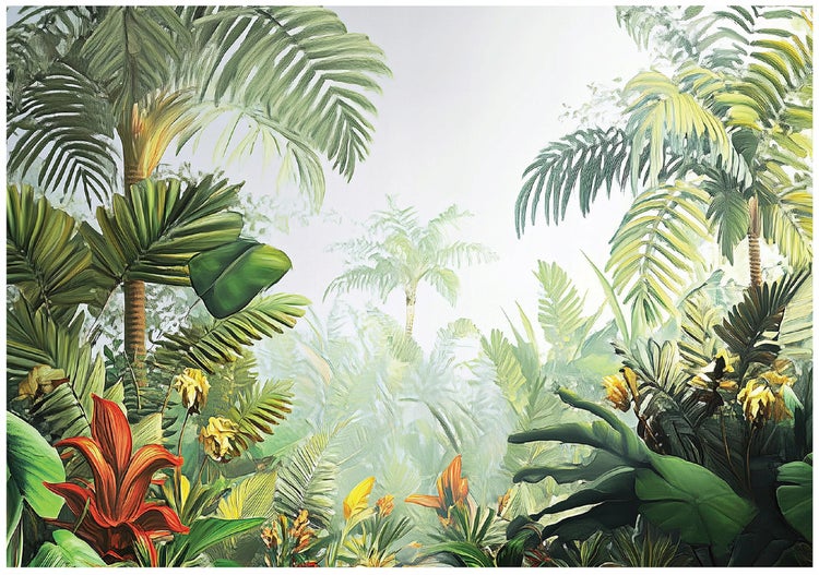 Fototapete Dschungel Wald Wohnzimmer Vlies Tapete 300x210 cm