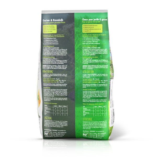 Verdurmax Garten- und Rasenkalk für einen grünen Rasen