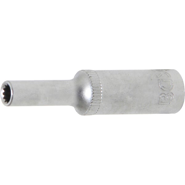 BGS Steckschlüssel-Einsatz Gear Lock tief Antrieb Innenvierkant 6,3 mm (1/4) SW 4 mm - 10154
