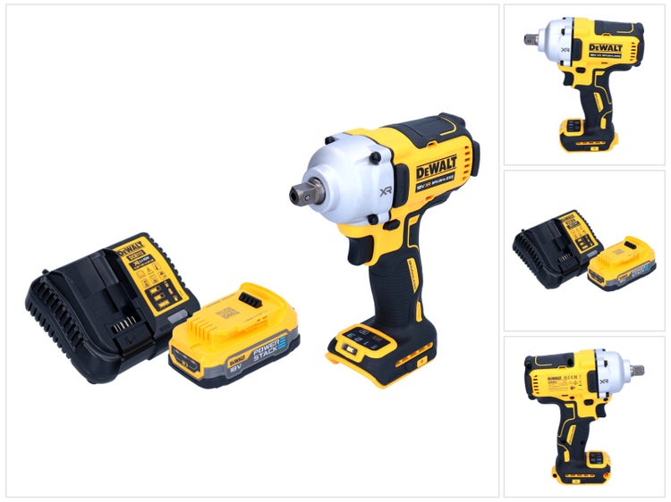 DeWalt Akku Schlagschrauber 18 Volt XR Brushless mit Powerstack Akku und Ladegerät in Setansicht