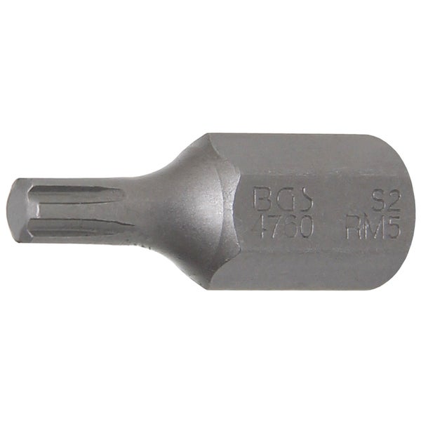 BGS Bit Antrieb Außensechskant 10 mm (3/8) Keil-Profil (für RIBE) M5 - 4760