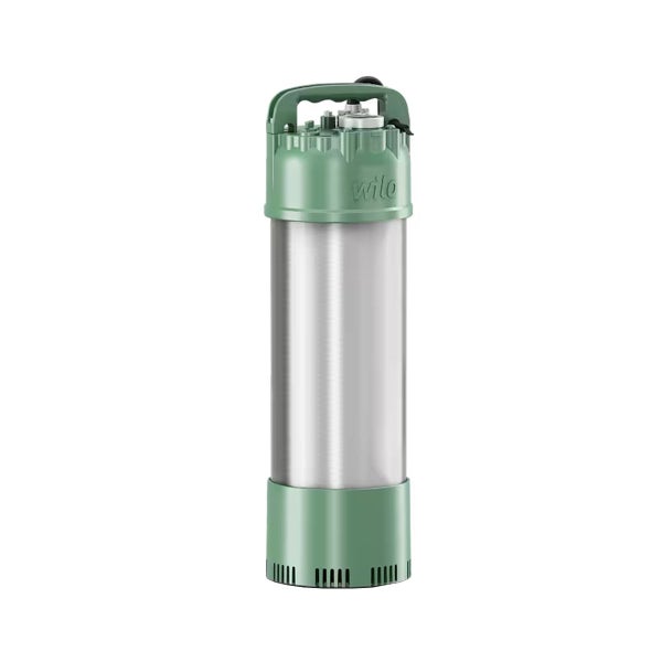 Wilo Tauchmotorpumpe in zylindrischer Form