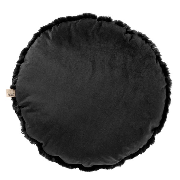 ZAYA - Dekokissen 45 cm Raven - Schwarz