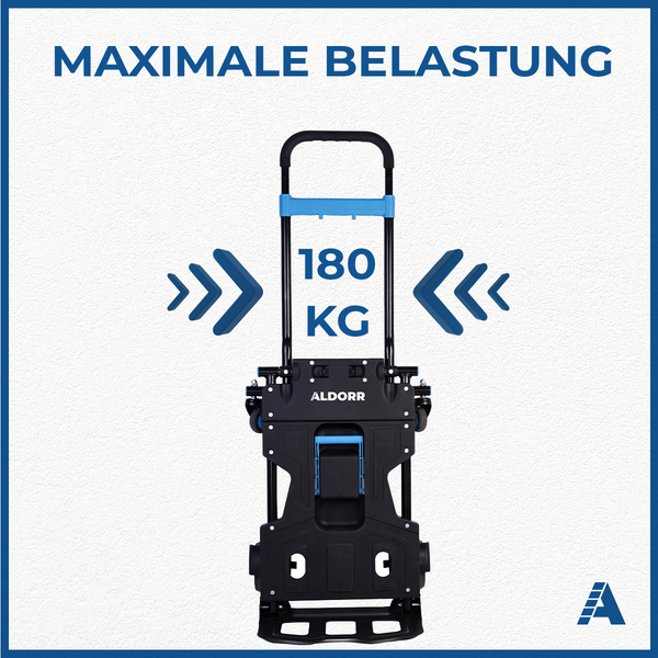 ALDORR 2-in-1 faltbarer Trolley und Transporttrolley