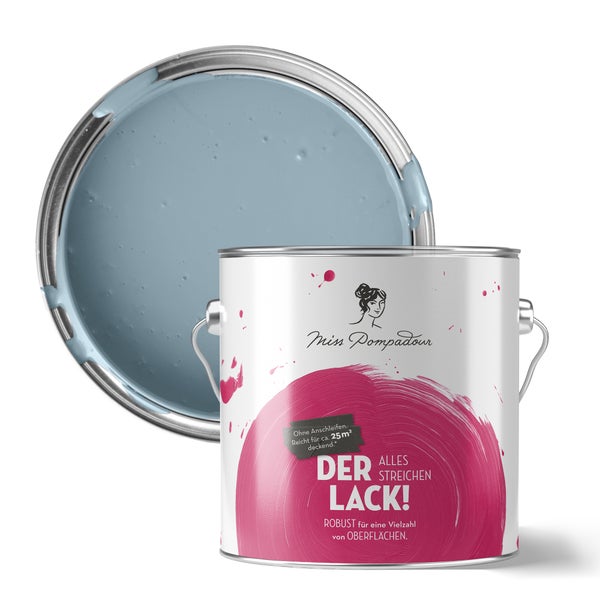 Farbeimer mit geöffnetem Deckel, Miss Pompadour Lack