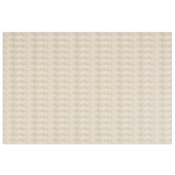 Tapete mit geflochtenem Fischgrätmuster aus rechteckigen Elementen