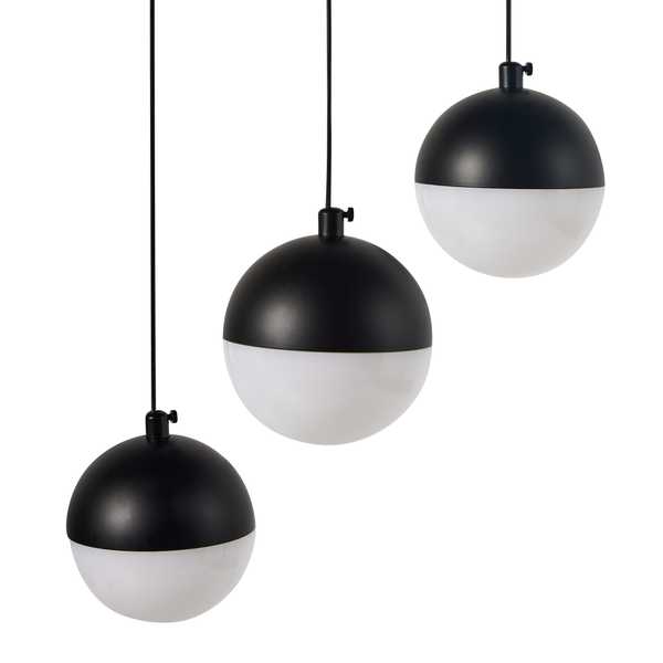 LED Hängeleuchte ANKOBRA Metall Schwarz