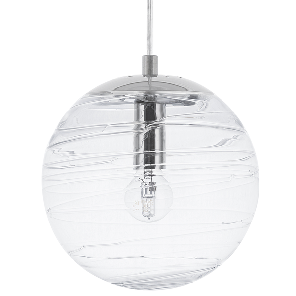 Hängeleuchte Glas transparent Kugelform MIRNA