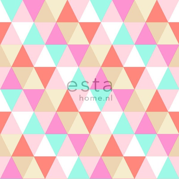 Tapete mit geometrischem Dreiecksmuster