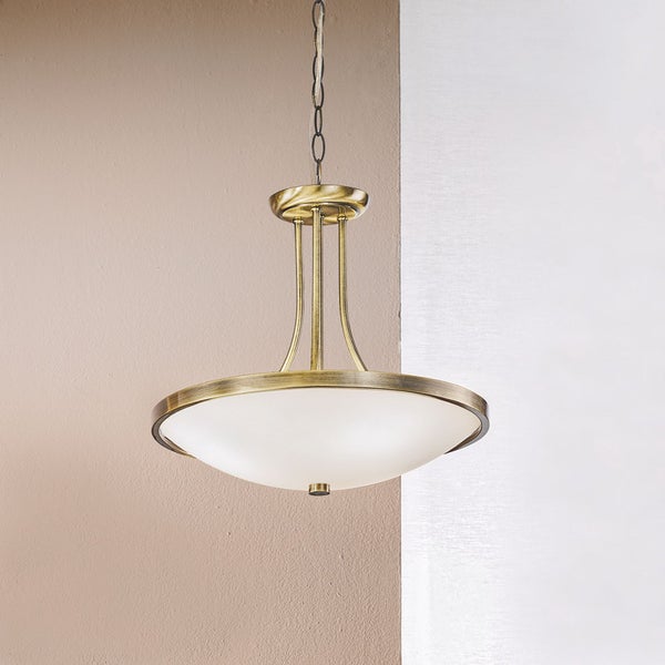 Hängeleuchte Klassisch antik Milchglas
