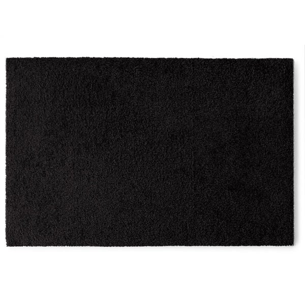 FLOORDIREKT Fußmatte Domenico - stilvolle & praktische Schmutzfangmatte - Schwarz - 50 x 80 cm