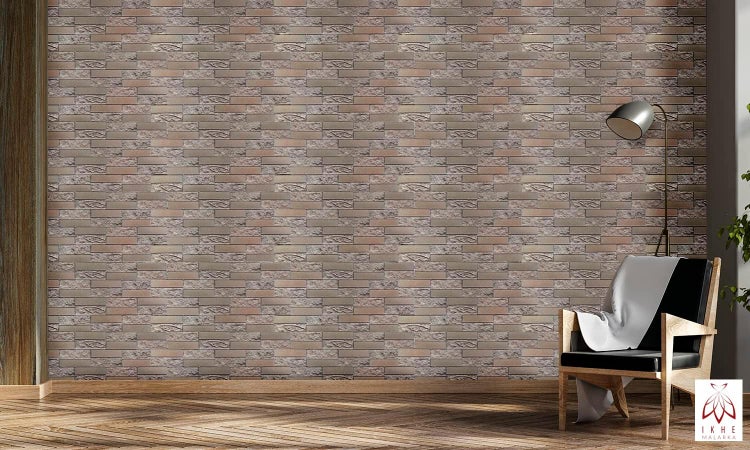 0,4m² 3D PVC Kunststoff Verkleidung Paneele Steinoptik Wandpaneele Wandverkleidung Decke Deckenpaneele Fliesen Imitat  (Facing Brick)