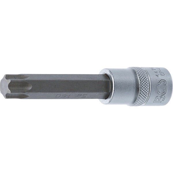 BGS Bit-Einsatz Länge 100 mm Antrieb Innenvierkant 12,5 mm (1/2) T-Profil (für Torx) T60 - 4476