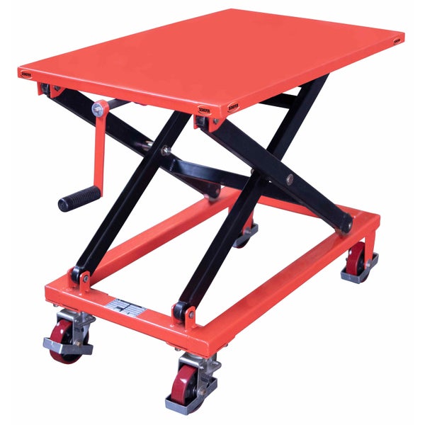 Schiefer Montagelift mit Rollen und Kurbel