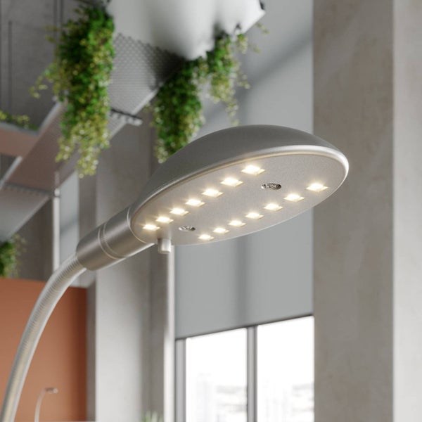 PRIOS LED Apolonia (Modern) in Alu aus Aluminium (1 flammig, ) Wohnzimmerleuchte