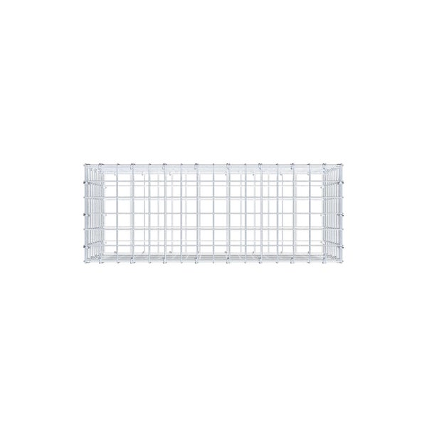 Gabione 80 cm x 40 cm x 30 cm (L x H x T), Maschenweite 5 cm x 5 cm, C-Ring