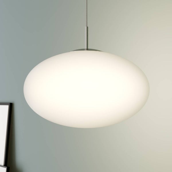 Lindby Pendelleuchte Sonika (1 flammig, E27) - Glas Hängelampe Esstischlampe Hängeleuchte Wohnzimmerleuchte