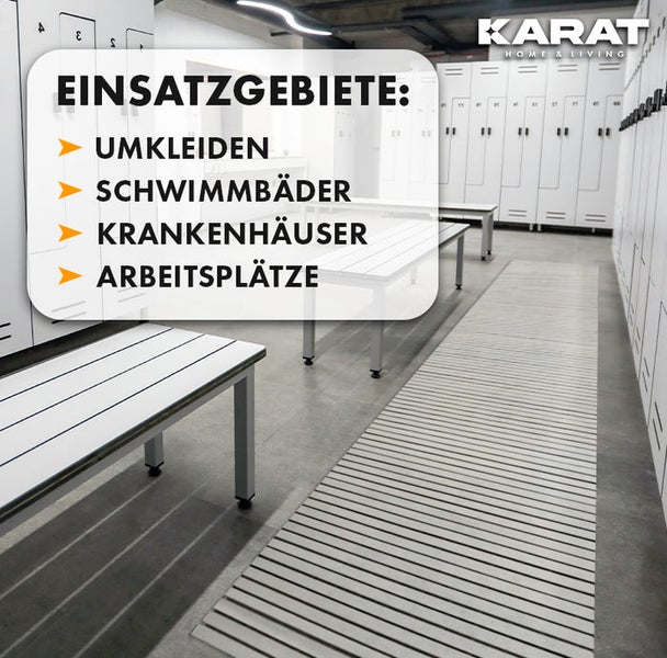 Anwendungsbereiche: Umkleiden, Schwimmbäder, Krankenhäuser, Arbeitsplätze