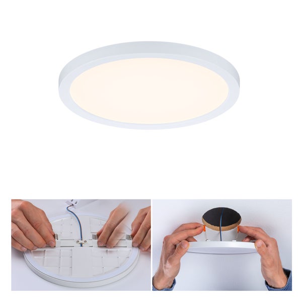 VariFit LED Einbaupanel Areo IP44 rund 175mm 13W 1200lm 3000K Weiß