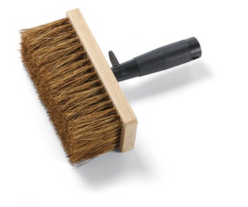 Flächenstreicher mit Holzrücken und Kunststoffgriff für Malerarbeiten