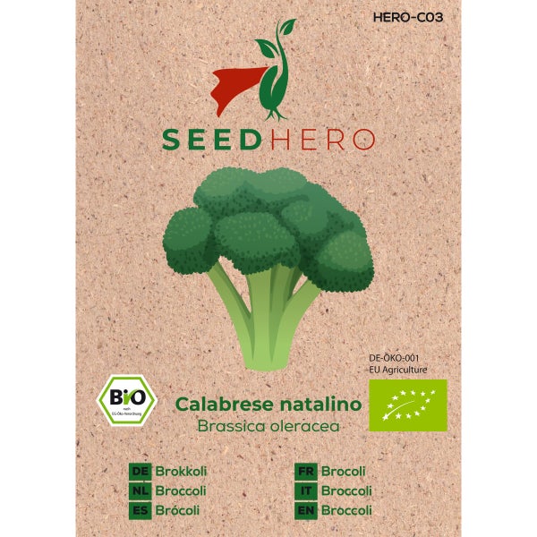 BIO Brokkoli Calabrese natalino Samen von Seedhero