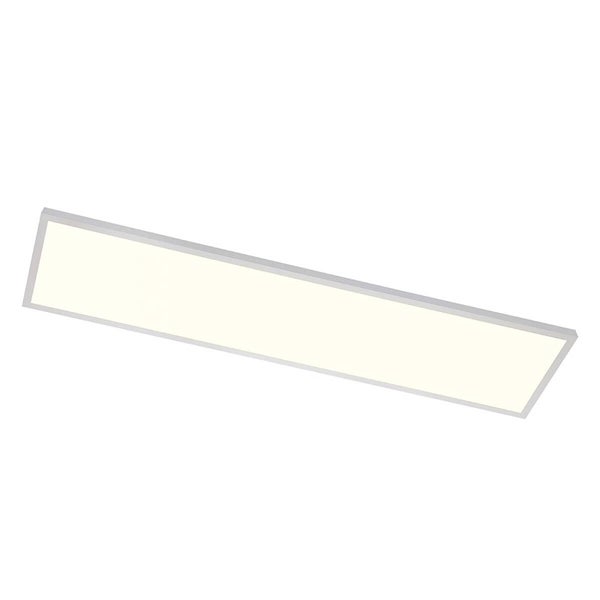 Arcchio LED Panel Philia dimmbar mit Leselampe (Modern) in Weiß aus Kunststoff, - Bürolampe Deckenlampe Deckenleuchte Lampe Wohnzimmerleuchte