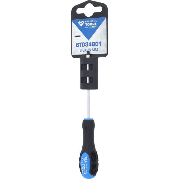 Brilliant Tools Schlitzschraubendreher 3,0 x 75 Millimeter