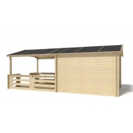 Gartenhaus, Gerätehaus 21m2 - 3x4m - 28mm