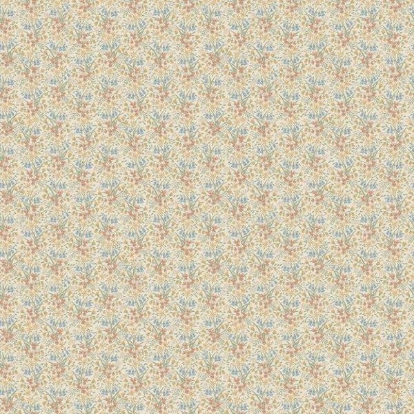 Borastapeter Tapete Blumenmuster Beige - 53 cm x 10.05 m - 660571
