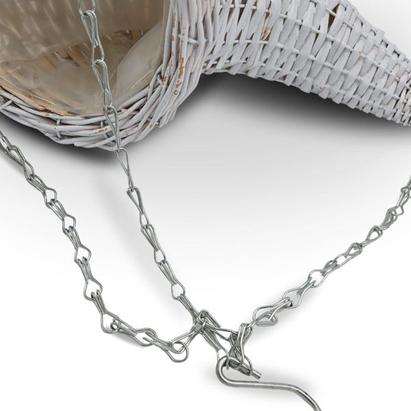 Dekohängeampel in Hornform mit Kette