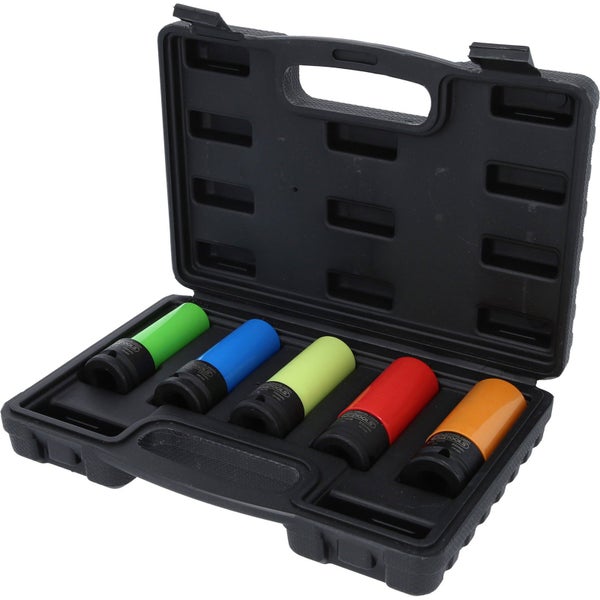 KS TOOLS 1/2 Alu-Felgen Kraft-Stecknuss-Satz robust 5tlg. - 515.0870